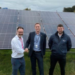 Richard Quigley MP at GKN's new solar farm