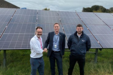 Richard Quigley MP at GKN's new solar farm