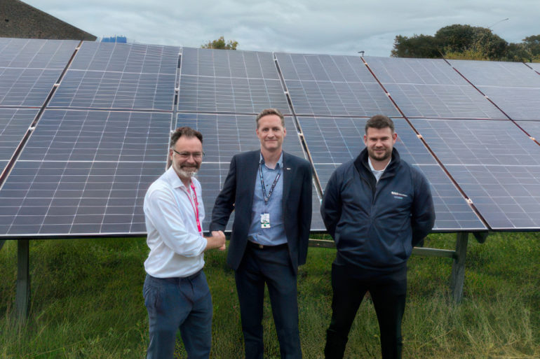 Richard Quigley MP at GKN's new solar farm