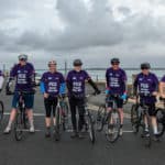 Southern water executives at starting point of the charity bike ride