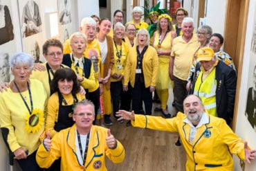 Staff, volunteers and patients at Mountbatten