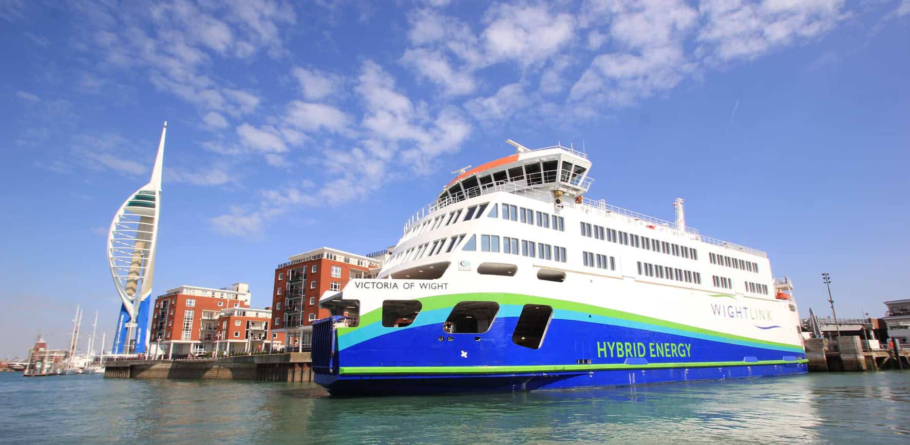 Victoria of Wight ferry at-Portsmouth