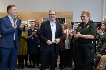 Prime Minister Keir Starmer and Secretary of Health and Social Care, Wes Streeting launch the NHS 10 Year Plan Consultation at the London Ambulance Service Dockside Centre