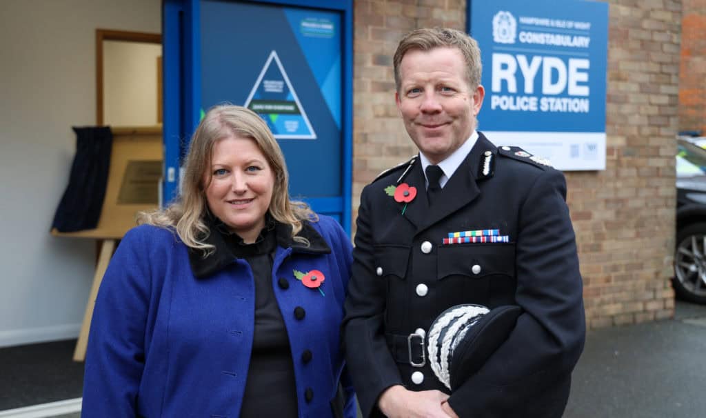 PCC Donna Jones & Chief Constable Scott Chilton