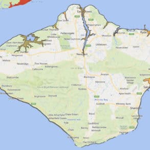 flood alert map showing which parts of the coastline will be affected