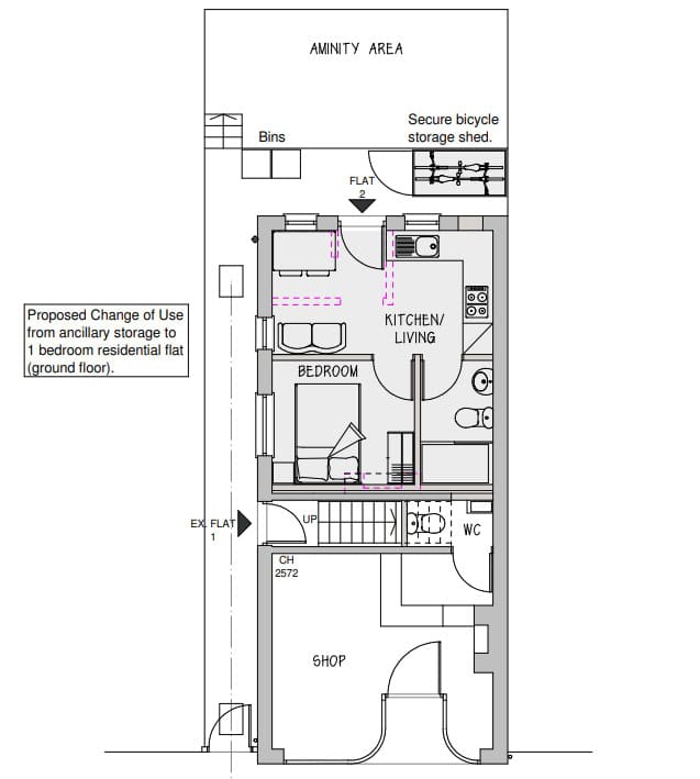 layout for flat 2 at vectis electrical 