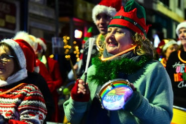 raw samba band in the parade