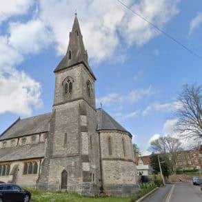 The outside of Christ church in Winchester