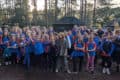 Girlguides in the forest