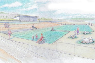 Isle of Wight Sea Pool Sketch