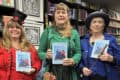 Jean cass and cheryl with their new book