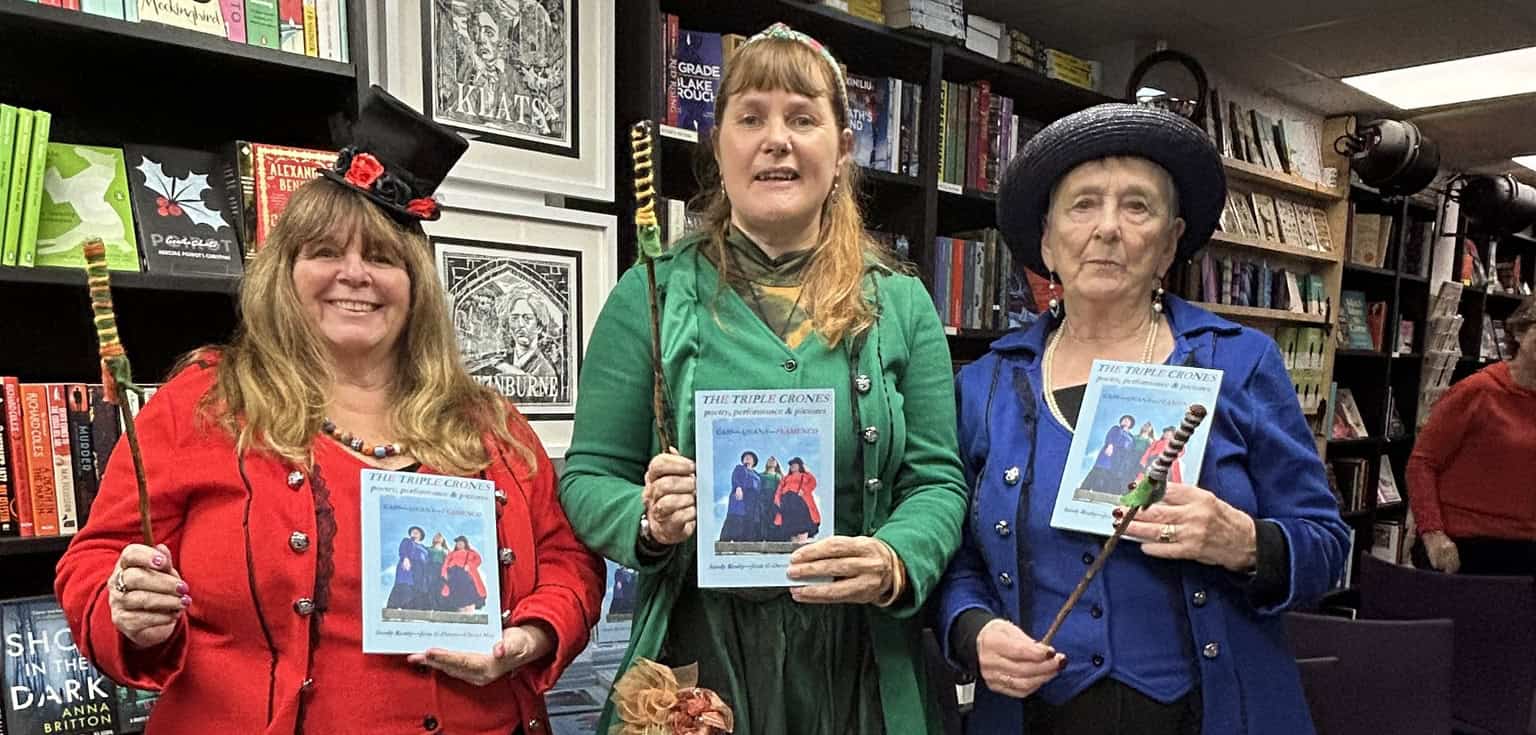 Jean cass and cheryl with their new book