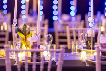 Red Funnel Awards - tables and lights