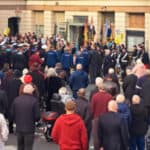 Ryde parade outside Ryde Town Hall