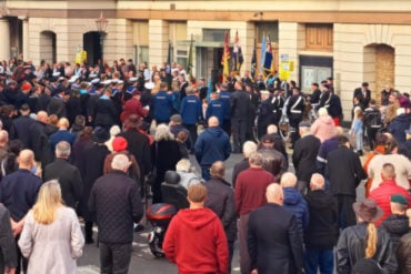 Ryde parade outside Ryde Town Hall