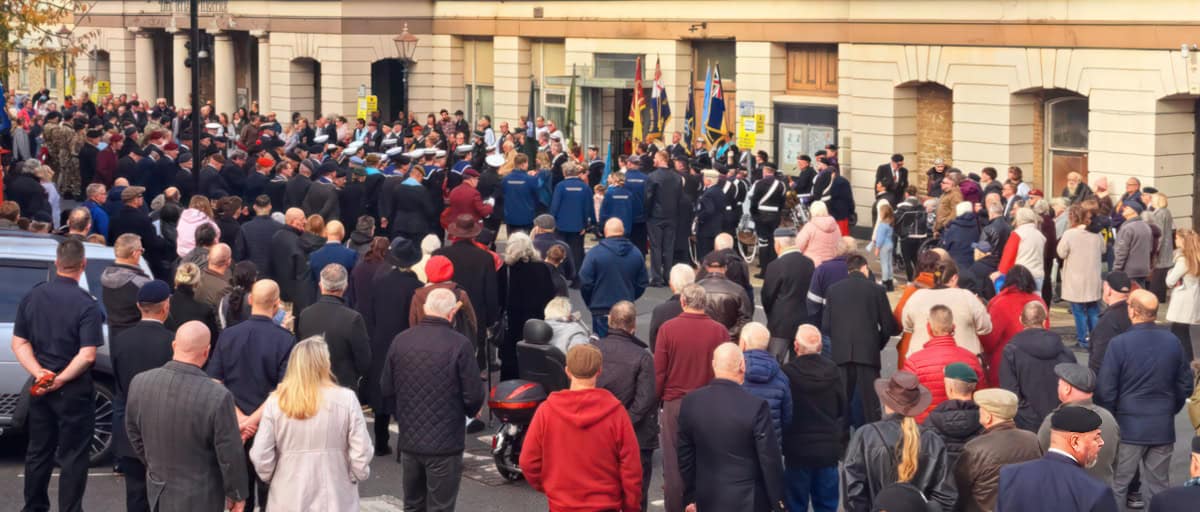 Ryde parade outside Ryde Town Hall