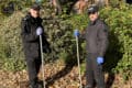 Officers during Eastleigh knife sweep