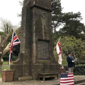 William Nixon at the 2021 remembrance service lg