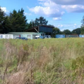 arreton construction buildings in the field