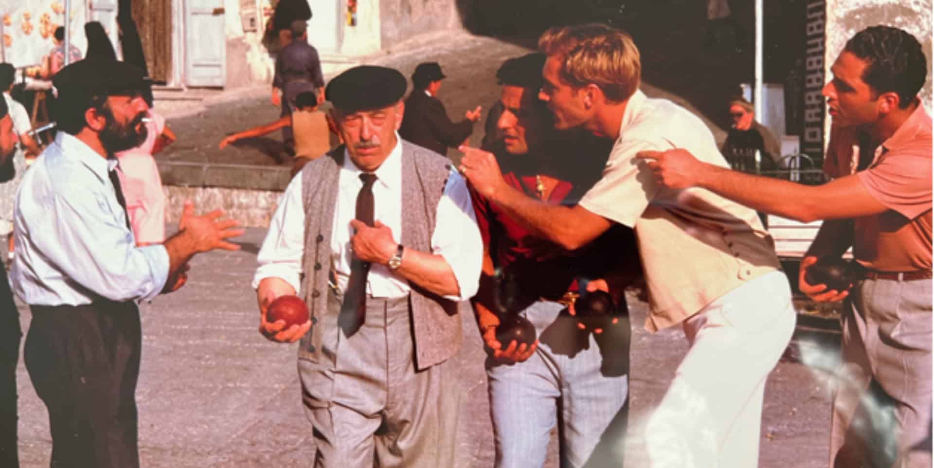 eddie minghella (centre) on the set of The Talented Mr Ripley