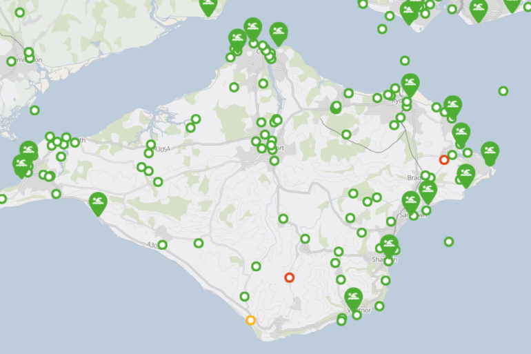 new southern water storm overflow map