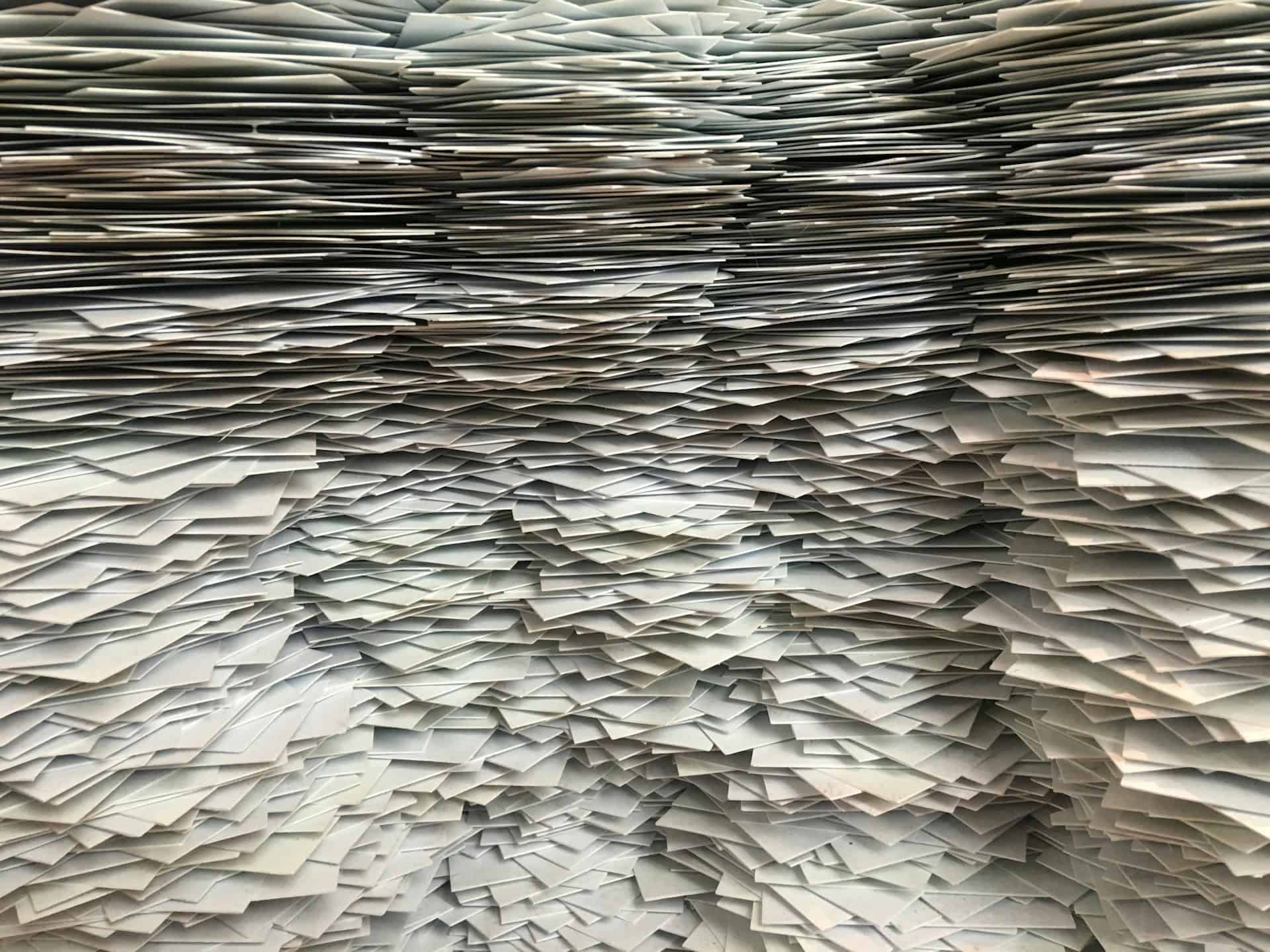 piles of paperwork