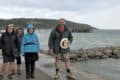 Councillor Chris Jarman with a walking group