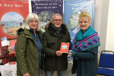 Jo Cooper with Mr & Mrs Brown at the Craft fair