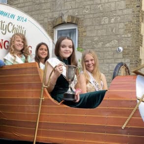 Shanklin carnival float in ventnor