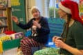 Sue Bailey and Holly Medland storytelling Cowes library 21st dec 24