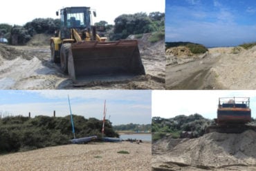 bembridge gravel piles