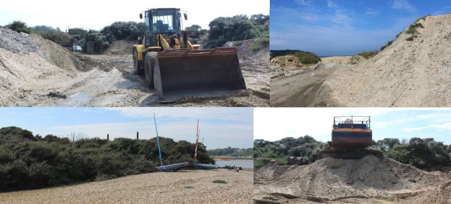 bembridge gravel piles