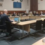 the council's cabinet meeting about school closures