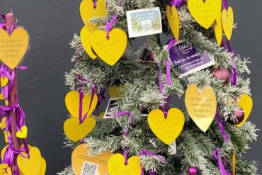 The cruse bereavement christmas tree