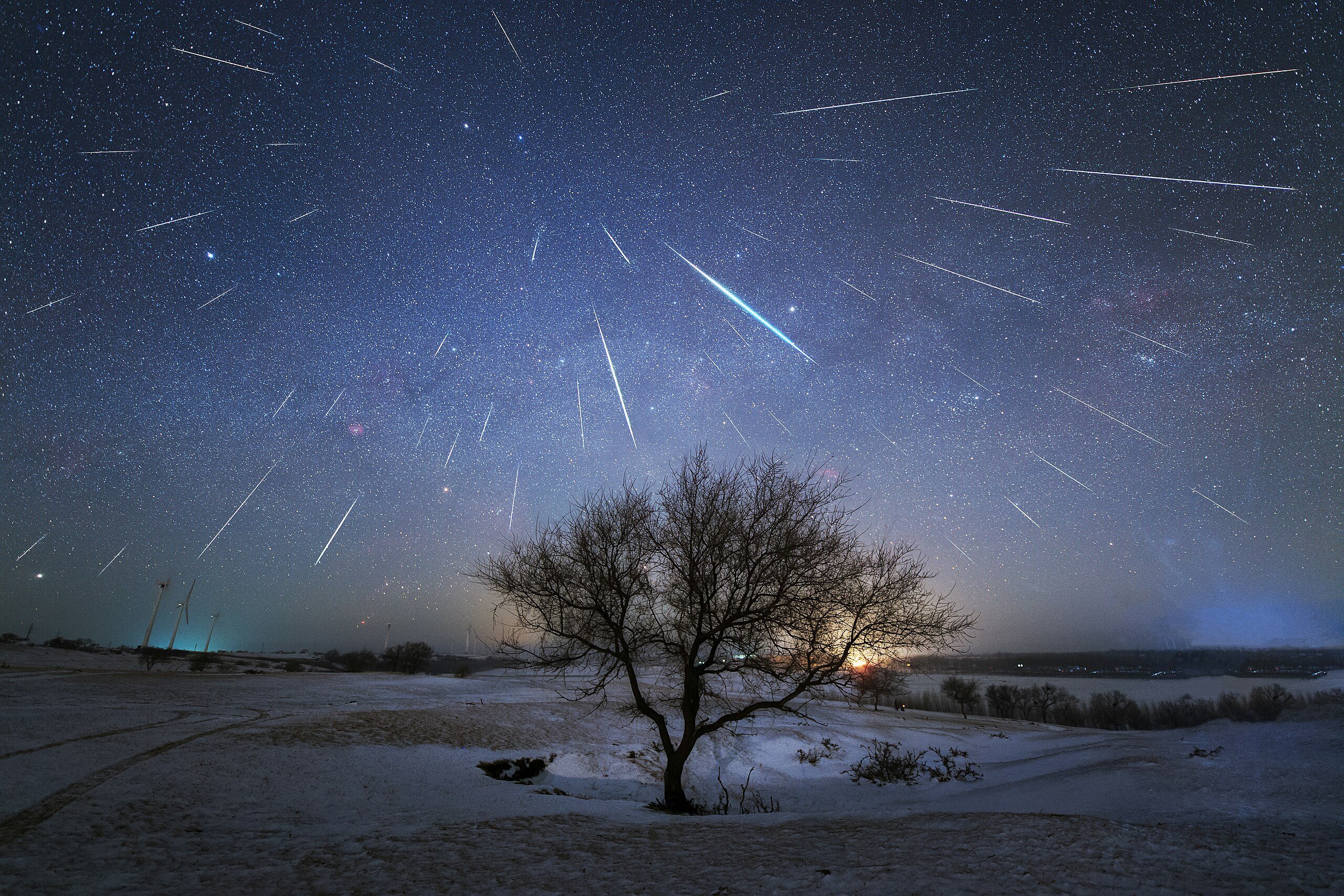 Geminid Meteor Shower from China,