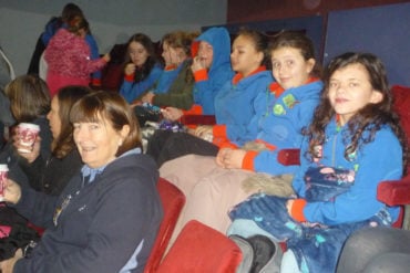 guides and rainbows at the cinema