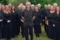 tritone singers - all dressed in black ready to perform