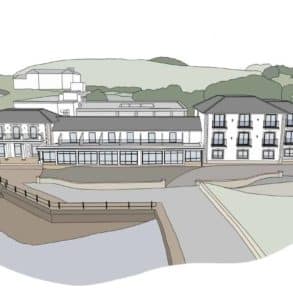 Artist's impression of the hotel refurbishment