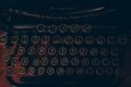 Dark corona typewriter