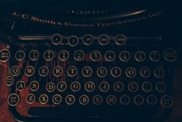 Dark corona typewriter