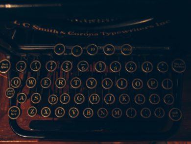 Dark corona typewriter