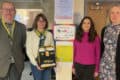 People from Youth Trust and Glanvilles with Defibrillator