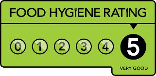 Food hygiene 5 star sticker