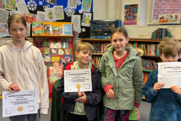 Prize winners at Cowes Library