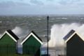 Stormy sea at gurnard