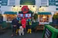 Sally Cass and Cowes RNLI volunteers outside the Duke of York