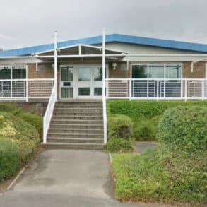 front elevation of the newport health centre