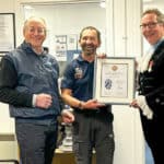 high_ heriff presents inaugural maritime volunteers award to cowes rnli station