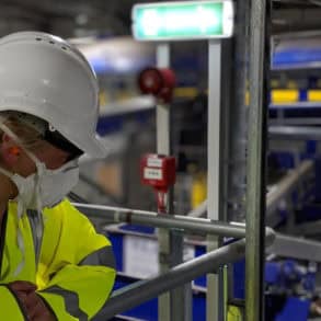 Tash Dix at the Energy Recovery Facility