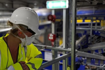 Tash Dix at the Energy Recovery Facility